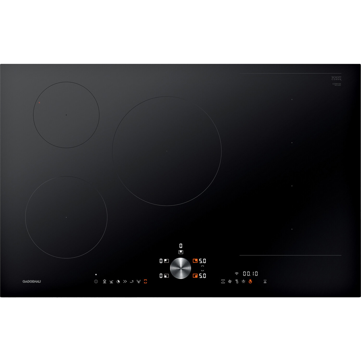 Gaggenau - Induktionskochfeld CI283103 - 4 Kochstellen, TwistPad, Home Connect, Warmhalten, Kindersicherung, Einbaugerät