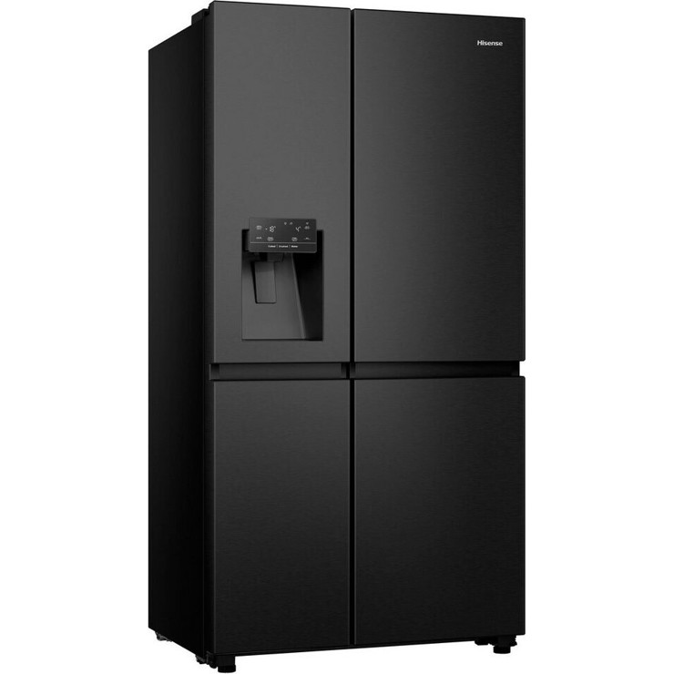 Hisense - RS818N4TFE Side-by-Side-Kühlschrank - 632 Liter - No-Frost - schwarz