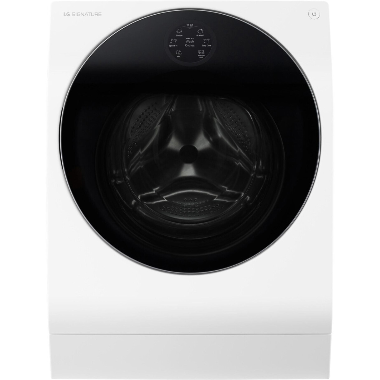 LG LSWD099X Waschtrockner weiß 10 kg 1600 U/min - freistehend, 7 kg Trocknungskapazität, 60 cm Breite, Inverter-Motor, LG ThinQ