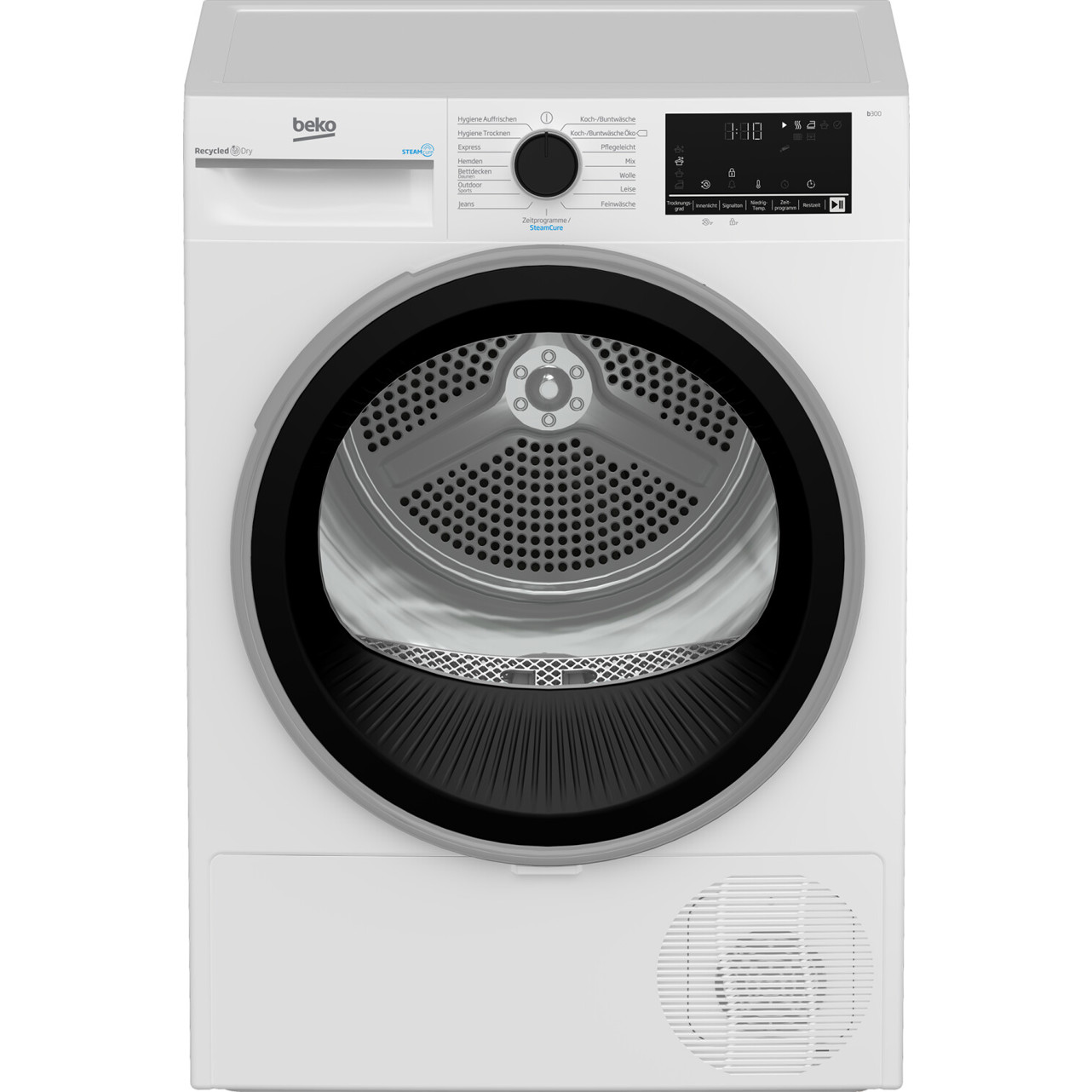 Beko B3T3249S - Wärmepumpentrockner mit 9 kg Fassungsvermögen, Inverter Motor, weiß